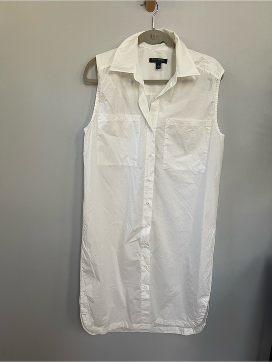 Banana Republic Dresses & Skirts - Banana Republic White Collared Button-Front Dress